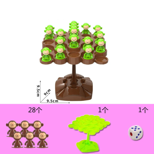 Monkey Balance Tree – Montessori Math Game for Kids' Learning Fun - Image 7