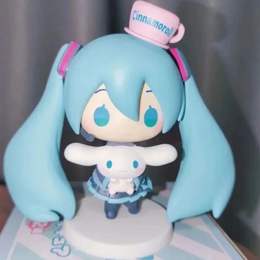 Miku × Cinnamoroll Q Ver. Figure – Kawaii PVC Anime Decoration - Image 8