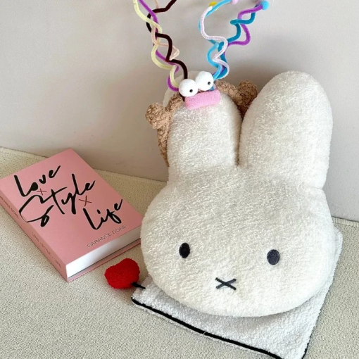 Cute Miffy Plush Pillow – Kawaii Gift & Room Decoration - Image 7