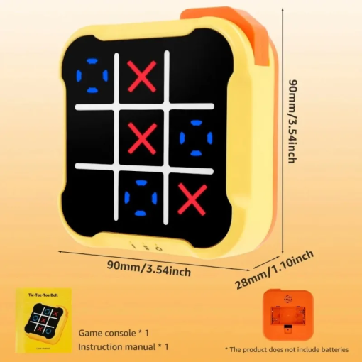 Electronic Tic-Tac-Toe Game – Portable Puzzle Board for All Ages - Image 5