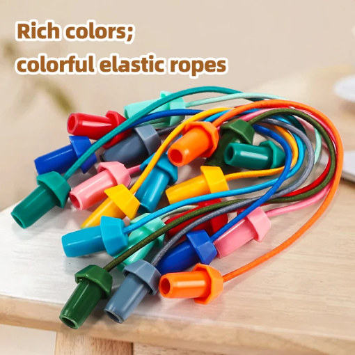 2025 Rope Break Challenge – Kids’ Brain-Teasing Logic Knot Toy (20cm) - Image 3