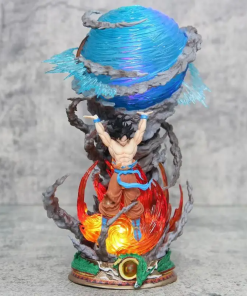 23cm Goku Genki Bomb Figure – Luminous Dragon Ball Z Statue