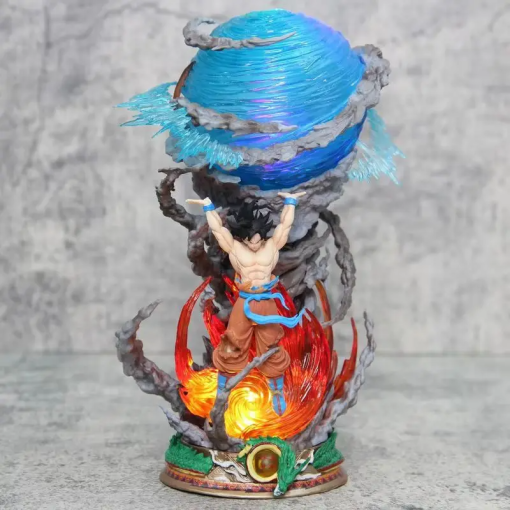 23cm Goku Genki Bomb Figure – Luminous Dragon Ball Z Statue