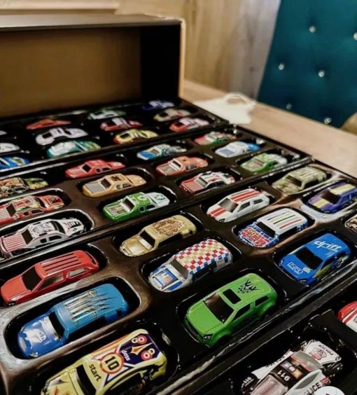 48-Car Container Truck Set with Track – Ultimate Kids' Racing Toy - Image 8