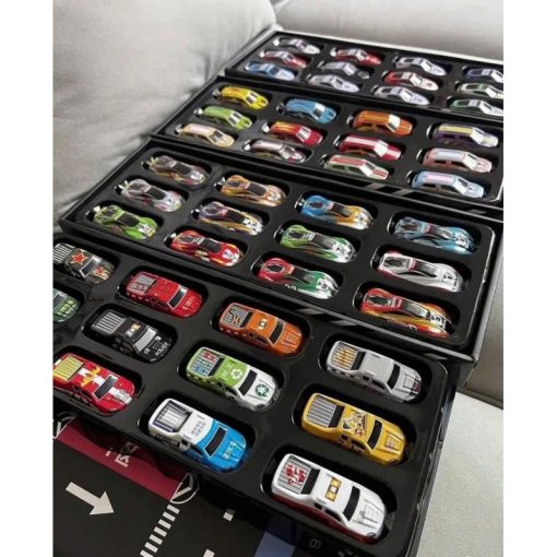 48-Car Container Truck Set with Track – Ultimate Kids' Racing Toy - Image 9