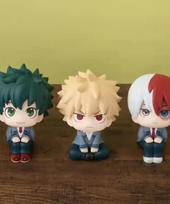 Alternative view of My Hero Academia LookUp Figures – Izuku Midoriya, Katsuki Bakugo & Todoroki Shoto PVC Collectibles (10cm)