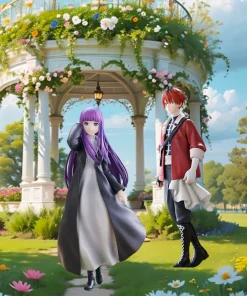 Alternative view of Frieren: Beyond Journey’s End Anime Figures – Fern, Himmel & Stark PVC Collectibles (17cm)