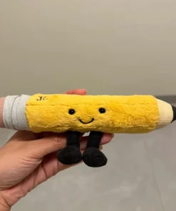 Alternative view of Cartoon Plush Pencil Toy – Soft Creative Stationery Plush Decoration Gift for Kids (22cm)