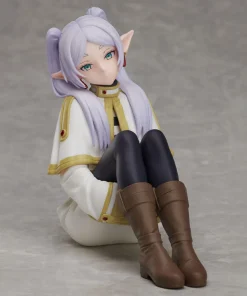 Alternative view of Frieren Noodle Stopper Figure – Sitting Pose PVC Anime Collectible Home Decor (11cm)