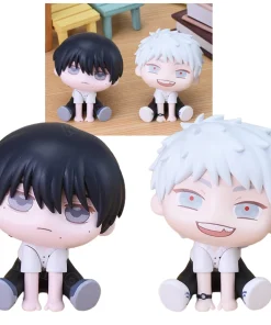 Alternative view of The Summer Hikaru Died Mini Figures – Indou Hikaru & Tsujinaka Yoshiki Q-Style PVC Collectibles (6cm, 2pcs Set)