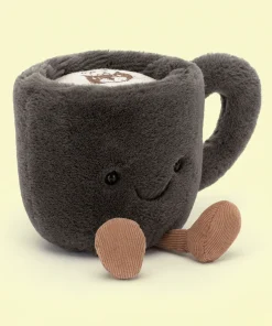 Cute Coffee Cup Plush Doll – Soft Soothing Plush Toy Backpack Pendant & Trendy Gift (15cm)