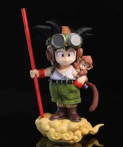 Dragon Ball Son Goku Figure with Monkey Kid Goku – PVC Anime Action Collectible Statue (16cm)