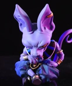 Dragon Ball Z Beerus Sitting Figure – God of Destruction PVC Anime Collectible (12cm)