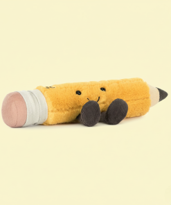 Cartoon Plush Pencil Toy – Soft Creative Stationery Plush Decoration Gift for Kids (22cm)