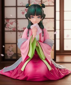 Maomao Anime Figure – Pink Long Dress PVC Collectible Desktop Decoration (12.5cm)