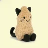 Halloween Cat Peanut Plush Toy – Cute Cartoon Stuffed Cat Doll Soft Gift for Kids (12cm)