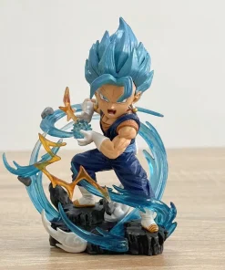 Alternative view of Dragon Ball Z Q Version Vegeta Figure – Chibi PVC Anime Action Collectible (11cm)
