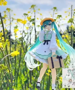 Alternative view of Hatsune Miku Desktop Figure – Fashion Country Version PVC Kawaii Anime Collectible (20cm)