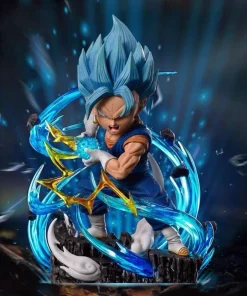 Alternative view of Dragon Ball Z Q-Style Vegeta Figure – 11cm PVC Chibi Anime Action Figure Collectible Model Toy Gift