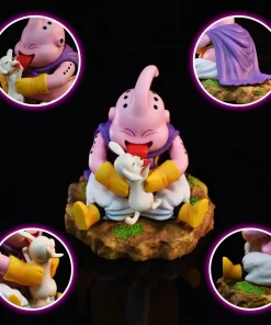 Alternative view of 8cm Dragon Ball Majin Buu Q Version PVC Figure – Mini Chibi Anime Collectible Statue, Desktop Decoration Gift