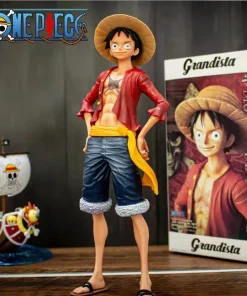 Alternative view of One Piece Monkey D. Luffy 28cm “Face Changing” PVC Figure | Anime Collectible Model | Display Statue Gift for Fans