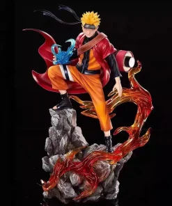 Alternative view of Naruto & Sasuke Figure – 23cm PVC Anime Action Statue | Uzumaki Naruto & Uchiha Sasuke Collectible Model Toy Gift