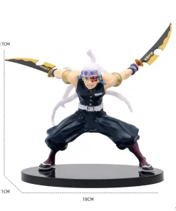Alternative view of Demon Slayer Kamado Tanjirou, Zenitsu & Nezuko Figure Set – PVC Action Figures, Warrior Model Toys