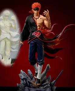 Alternative view of Naruto Pain Figure 23cm – Anime PVC Statue | Akatsuki Puppet Style Collectible Model | Trendy Desk Ornament Toy Gift