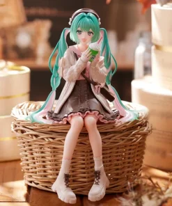 Alternative view of 15cm Hatsune Miku Autumn Date Figure – Kawaii Noodle Stopper PVC Anime Computer Case Ornament