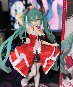Alternative view of Hatsune Miku Lolita Fashion Anime Figure — 18cm PVC Collectible Model Doll, Action Figure Toy Gift for Kids & Fans