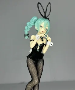 Alternative view of 28cm Hatsune Miku Bunny Girl Figure – Kawaii PVC Anime Collectible Desktop Ornament Gift