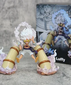 Alternative view of One Piece Gear 5 Nika Luffy 13cm PVC Figure | Anime Collectible Statue | Display Model Gift for Kids & Fans