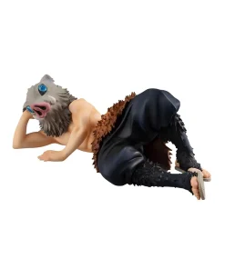 Alternative view of Demon Slayer Inosuke Hashibira Figure – “In-Hand” Style PVC Anime Collectible Model Toy Gift