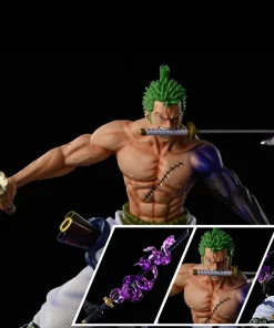 Alternative view of One Piece Zoro Figure — 20cm GK PVC Action Statue Collectible Anime Model Toy Gift