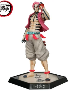 Alternative view of 28cm Demon Slayer Akaza (Hakuji) Figure – Kimetsu no Yaiba PVC Statue, Anime Action Collectible Model