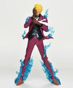 Alternative view of 25cm One Piece Sanji Action Figure — Anime PVC Collectible Statue Model Toy Gift