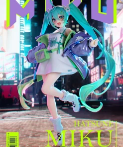 Alternative view of Casual Fashion Hatsune Miku Figure – 19cm PVC Anime Virtual Singer Collectible Model Doll Toy Gift