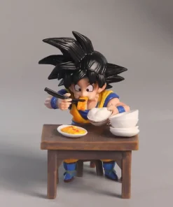 Alternative view of Dragon Ball Z Mini Figure – Vegeta & Goku Eating 8cm PVC Action Figures Collectible Model Toy Gift