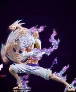 Alternative view of One Piece Gear 5 Nika Luffy Punch Figurine — Anime PVC Collectible Display Model Gift