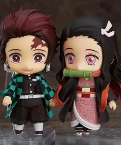 Alternative view of 10cm Demon Slayer Q-Version Figure – Tanjiro Nezuko Inosuke Zenitsu Chibi PVC Anime Collectible Gift
