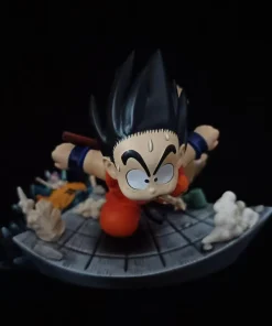 Alternative view of Dragon Ball Kid Goku Figure – 7.5cm Eating Pose PVC Mini Collectible Anime Statue Model Toy Gift