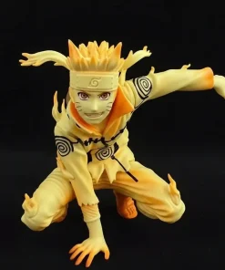 Naruto Six Paths Chakra Gold Figure – 10cm Uzumaki Naruto GK Battle Form PVC Collectible Statue Model Toy Gift