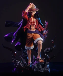 One Piece Luffy Gear 5 Action Figure – Four Emperors Monkey D. Luffy PVC Collectible Model 25cm Anime Figure