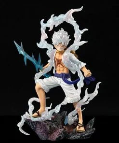 One Piece Gear 5 Luffy Nika Lightning Form Figure — Anime Collectible PVC Statue Model Display Toy Gift