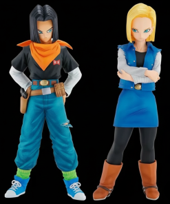 Dragon Ball Z Android 17 & 18 PVC Figure 23cm – Anime Action Figure Model, DBZ Collectible Toy Gift