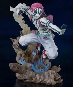 18cm Demon Slayer Akaza Upper Rank Three Figure – Kimetsu no Yaiba Special Base PVC Statue, Anime Collectible Model