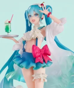 New Hatsune Miku Figure Soda Cream Dress – PVC Anime Desktop Decoration Collectible Gift