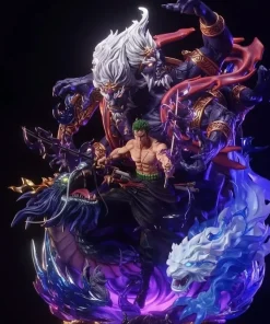 One Piece Roronoa Zoro “Hell Form” PVC Action Figure – Anime Collectible Display Statue