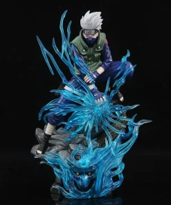 Naruto GK Hatake Kakashi Action Figure | Blue Effect PVC Statue | Anime Collectible Model | Desktop Display Ornament Toy | Gift for Fans