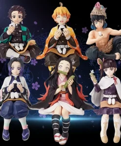Demon Slayer Figures Set – Tanjiro Nezuko Inosuke PVC Anime Collectible Action Figurines